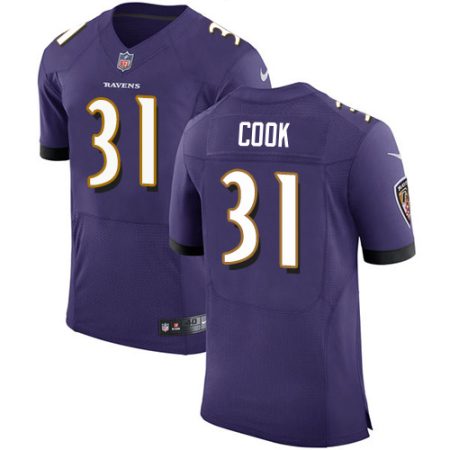 ravens #31 dalvin cook purple team color men's stitched nfl vapor untouchable elite cheap jersey