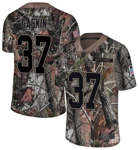 wholesale Vikings #37 Myles Gaskin Camo Men's Stitched NFL Limited Rush Realtree Jersey