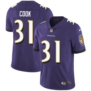 ravens #31 dalvin cook purple team color men's stitched nfl vapor untouchable limited elite jersey