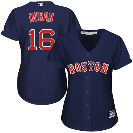 wholesale Red Sox #16 Jarren Duran Navy Blue Alternate Women's Stitched MLB Jersey