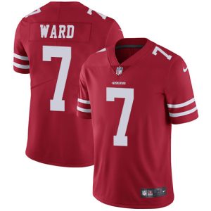 49ers #7 Charvarius Ward Red Team Color Men's Stitched NFL Vapor Untouchable Limited Jersey