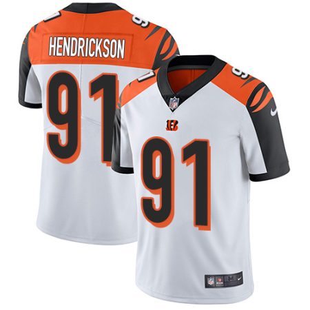 bengals #91 trey hendrickson white youth stitched nfl vapor untouchable limited cheap jersey