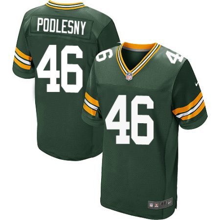 Packers #46 Jack Podlesny Green Team Color Men's Stitched NFL Vapor Untouchable Elite Jersey