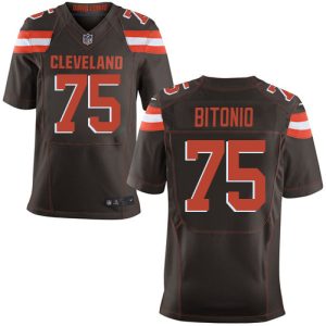 browns #75 joel bitonio brown team color men's stitched nfl vapor untouchable elite cheap jersey