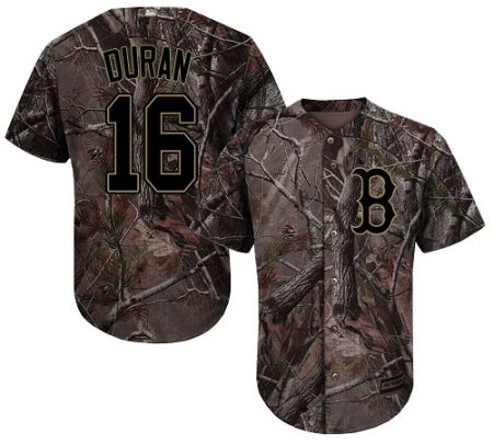 Red Sox #16 Jarren Duran Camo Realtree Collection Cool Base Stitched MLB Jersey